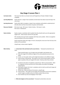 Key Stage 2 Lesson Plan 1