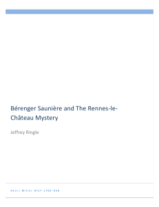 Bérenger Saunière and The Rennes-le