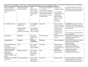 Medical Overview