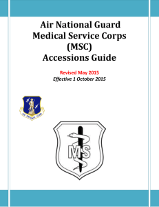 MSC Accession Guide Revised May 2015