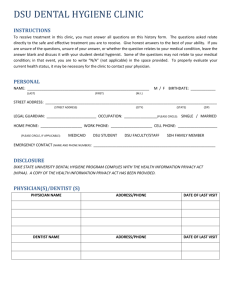 Medical History Form (English)