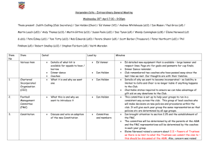 2014 April EGM Minutes - Harpenden Colts FC Harpenden Colts FC