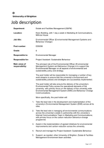 Job Description - University of Brighton