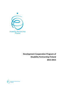 Development Cooperation Programme of