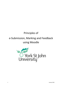 e-Marking & Feedback - York St John University
