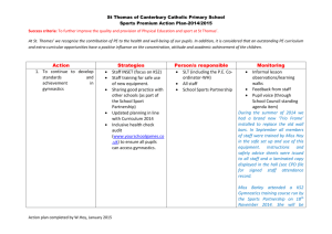 Sports Premium Action Plan 2014/15