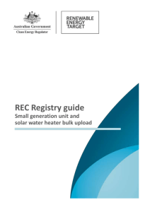 REC Registry SGU-SWH bulk upload guidelines