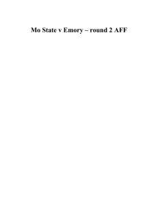 Mo State v Emory – round 2 AFF - openCaselist 2012-2013