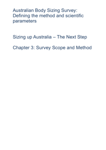 Chapter 3: Survey Scope and Method