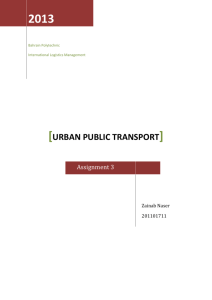 Ownership and governance of urban public transport