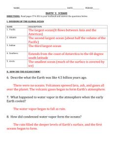 Earth`s Oceans reading guide Key