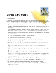 Murder in the Castle game