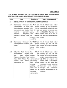 ANNEXURE VII COST NORMS AND PATTERN OF ASSISTANCE