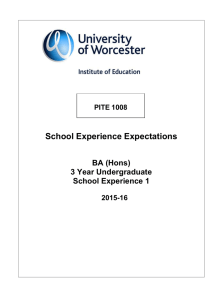 UG1 Expectations handbook