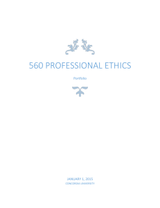 560 Professional Ethicsportfolio