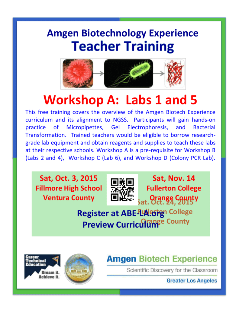 Labs 1 and 5 OC Biotech Education