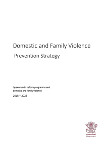 Domestic and Family Violence Prevention Strategy