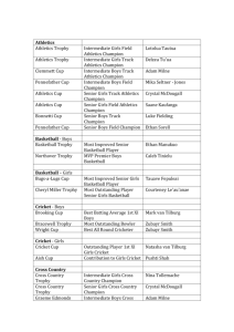 Sports Awards Recipients 2014