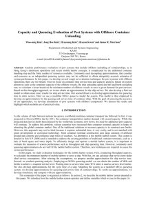 Capacity and Queueing Evaluation of Port Systems