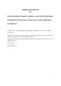 Supplemental Materials for Characterization of negative regulatory