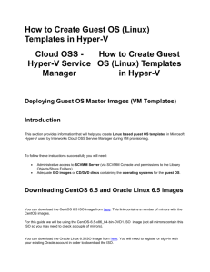 How to Create Guest OS (Linux) Templates in Hyper-V