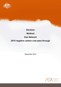 Decision on Multinet carbon negative pass through