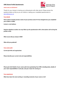 Tell us your story (Word doc) - University of the West of England
