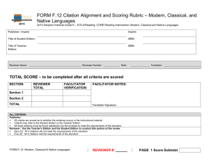 TOTAL SCORE - New Mexico State Department of Education