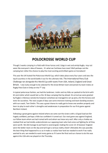 POLOCROSSE WORLD CUP - The Pony Club Branches