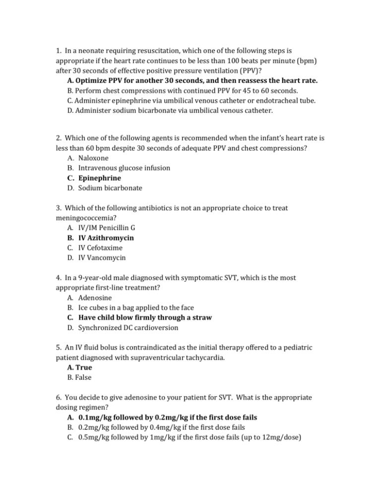 1-in-a-neonate-requiring-resuscitation-which-one-of-the-following