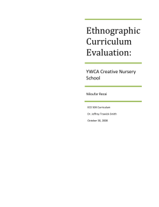 Ethnographic Curriculum Evaluation