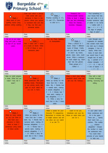 Week 1 Write each of your spelling words using rainbow writing