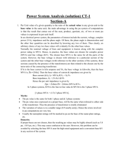 Power System Analysis (solution) CT-1 Section-A