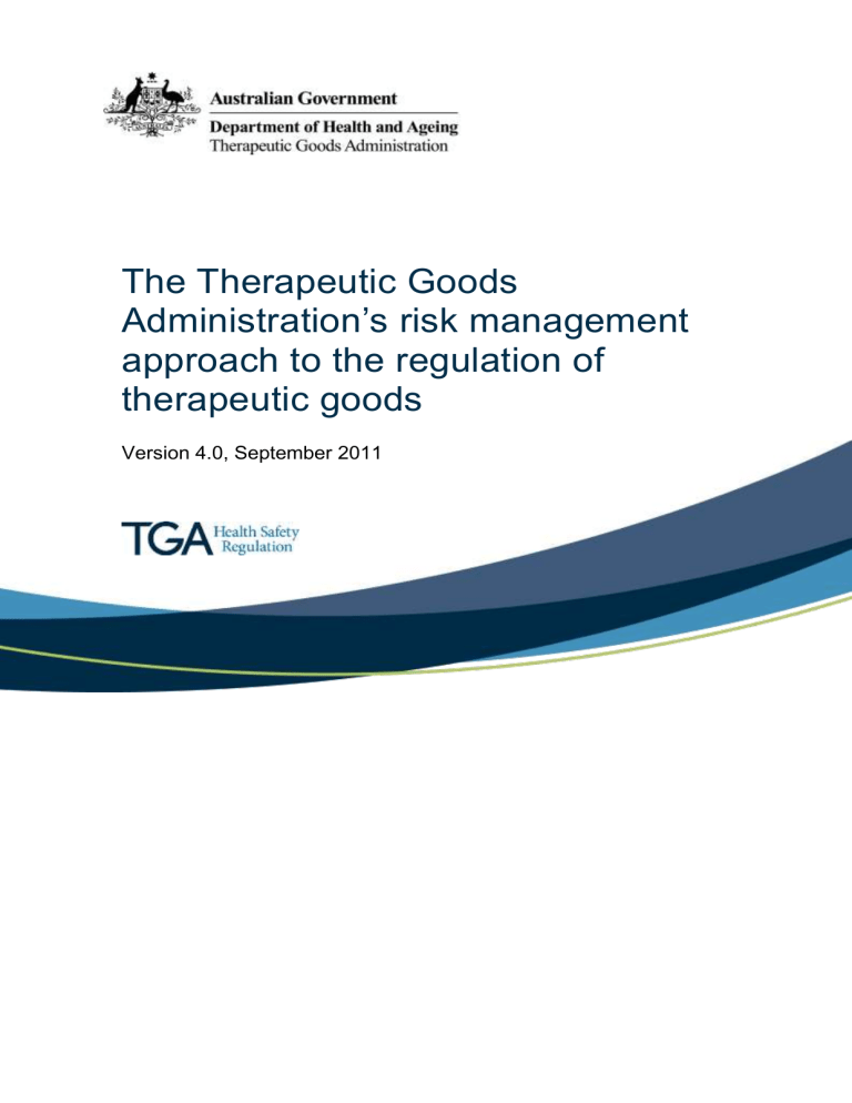 what-is-risk-management-therapeutic-goods-administration