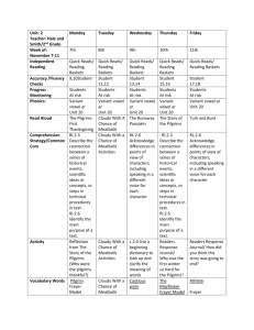 Unit: 2 Teacher: Hale and Smith/2nd Grade Monday Tuesday