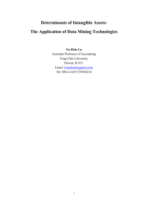 The Application of Data Mining Technologies