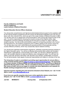 Job Description - Jobs at the University of Leeds