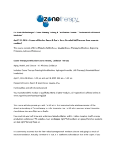 Click Here To Read Ozone Course Details