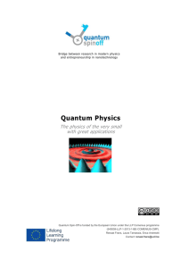 Why Quantum Physics? - beim Quantum Spin