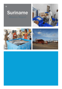 Mission Report - Suriname