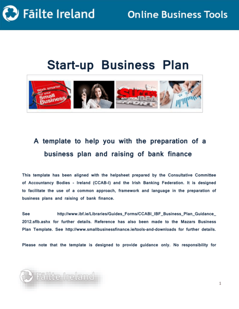 Startup business plan