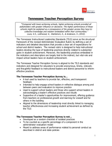 Teacher Perception Survey (Word) - TEAM-TN