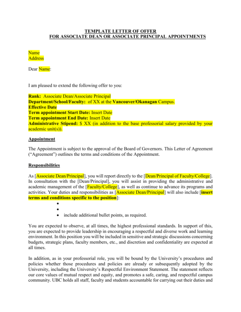 associate-dean-offer-letter-template