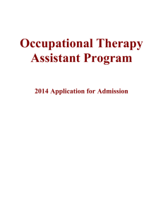 occupational therapy assistant program