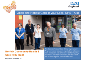 Read November`s report here - Norfolk Community Health and Care