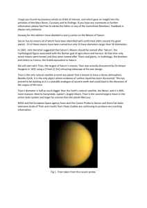 Orbit Article 2 -Titan - Worthing Astronomical Society