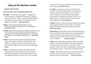 Litany of the Northern Saints