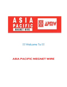 product application - Asia Pacific Magnet Wire