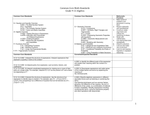 9-12 Algebra