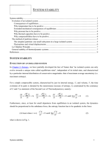 System stability